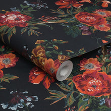 118557 Forest Chinoiserie French Navy Wallpaper by Joules