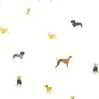 118560 Harbour Dogs Creme Wallpaper by Joules