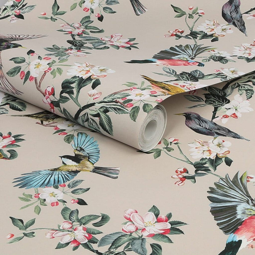 118562 Handford Garden Birds Wallpaper by Joules