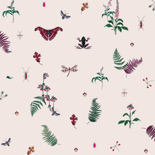 118565 Midnight Beasts Blush Creme Wallpaper by Joules