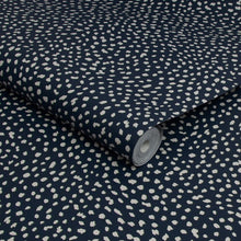 118567 Guinea Spot French Navy Wallpaper by Joules
