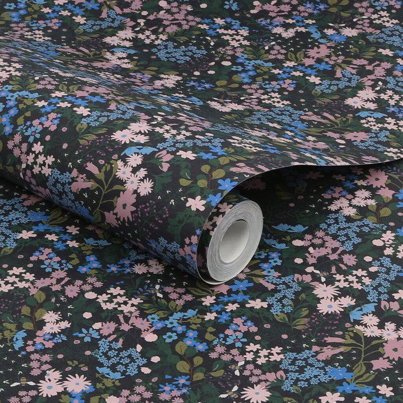 118570 Gilmorton Ditsy Garden Greens Wallpaper by Joules