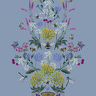 118577 Perfect Pollinators Haze Blue Wallpaper by Joules