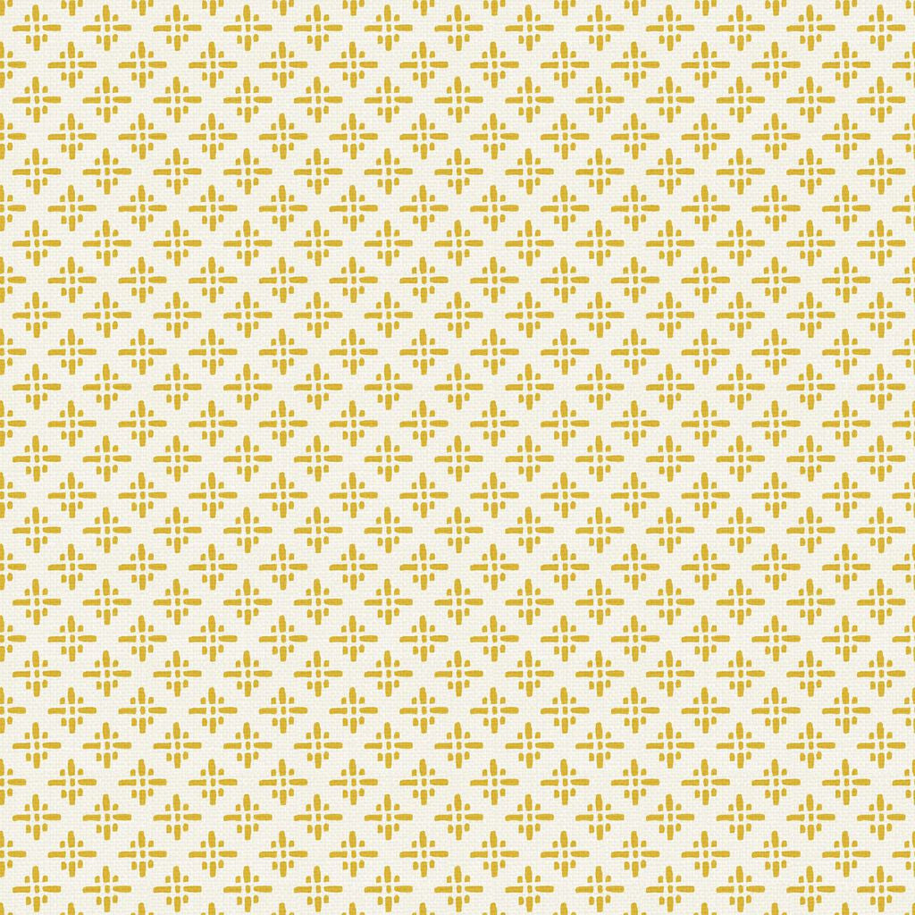 118578 Beckett Star Antique Gold Wallpaper by Joules