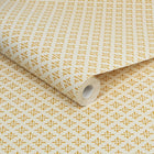 118578 Beckett Star Antique Gold Wallpaper by Joules