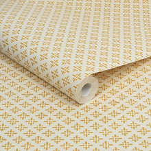 118578 Beckett Star Antique Gold Wallpaper by Joules