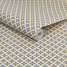118579 Beckett Star Coast Blue Wallpaper by Joules