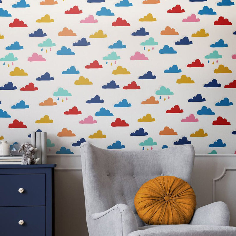 118582 Whatever The Weather Rainbow Wallpaper by Joules