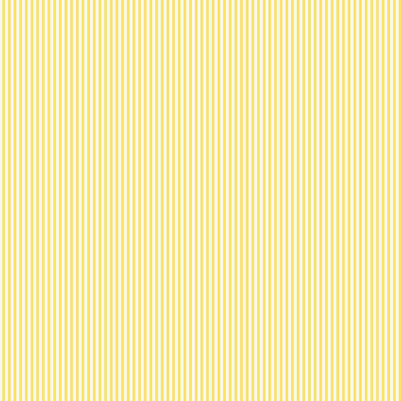 118584 Ticking Stripe Lemon Wallpaper by Joules