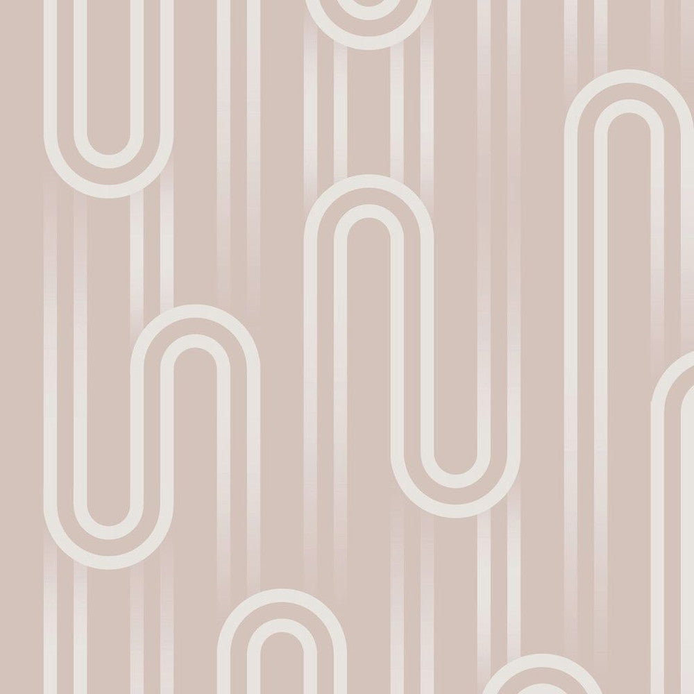 118617 Ups n Downs Peach Wallpaper by Envy