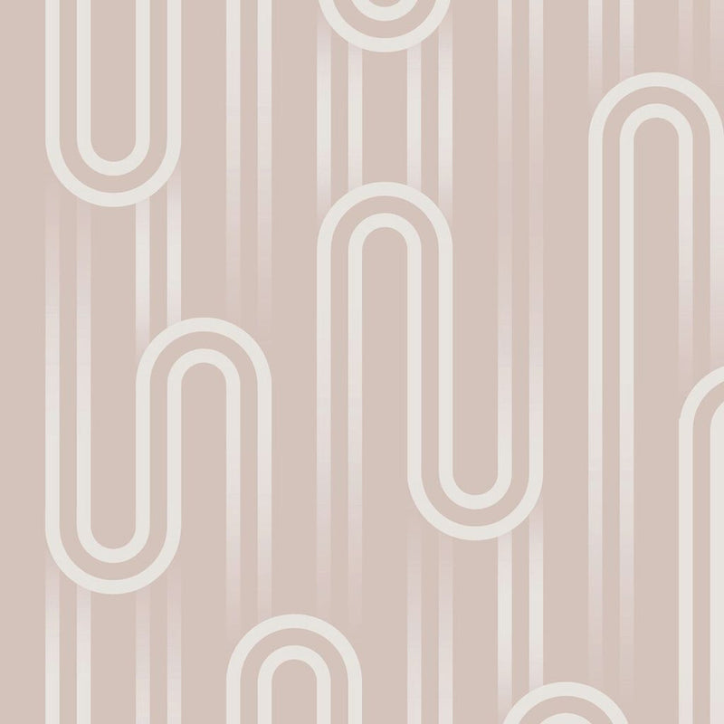 118617 Ups n Downs Peach Wallpaper by Envy