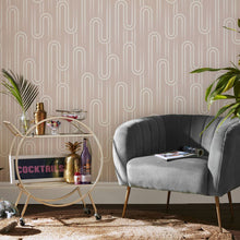 118617 Ups n Downs Peach Wallpaper by Envy