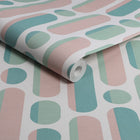 118720 Morse Rose and Sage Wallpaper by Envy