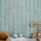 118730 Ups n Downs Pistachio Wallpaper by Envy