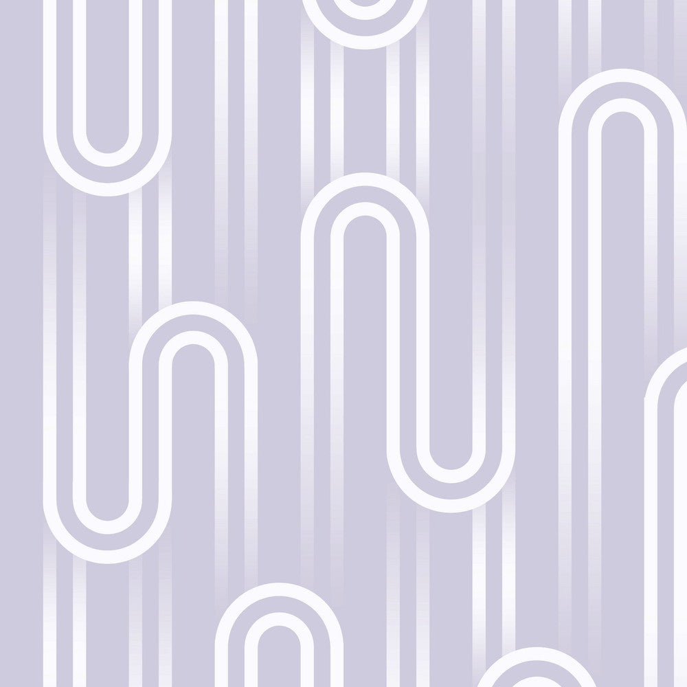 118731 Ups n Downs Lavender Wallpaper by Envy