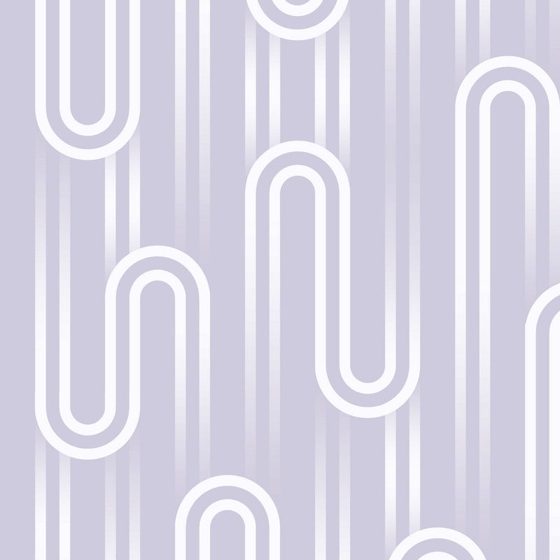 118731 Ups n Downs Lavender Wallpaper by Envy