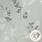 119840 Mari Mineral Green Wallpaper by Laura Ashley