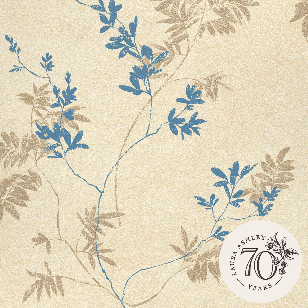 119841 Mari Gold Wallpaper by Laura Ashley