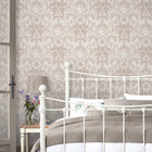 119843 Apolline Dove Grey Wallpaper by Laura Ashley