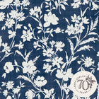 119854 Rye Midnight Seaspray Blue Wallpaper by Laura Ashley
