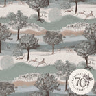 119858 Hartingdon Jade Green Wallpaper by Laura Ashley