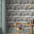 119858 Hartingdon Jade Green Wallpaper by Laura Ashley