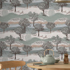119858 Hartingdon Jade Green Wallpaper by Laura Ashley