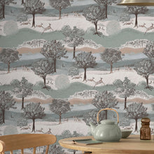119858 Hartingdon Jade Green Wallpaper by Laura Ashley