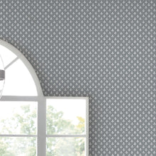 119861 Trefoil Slate Grey Wallpaper by Laura Ashley