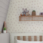 119862 Alphabet Dove Grey Wallpaper by Laura Ashley