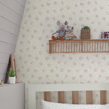 119862 Alphabet Dove Grey Wallpaper by Laura Ashley