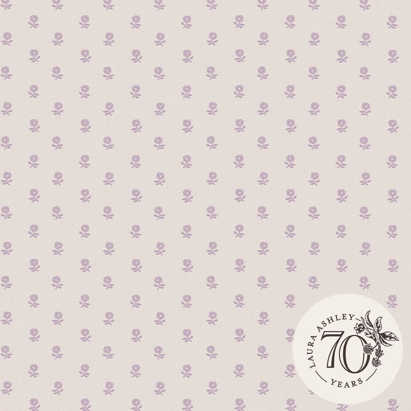 119864 Daisy Lavender Purple Wallpaper by Laura Ashley