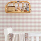119865 Gingham Amethyst Purple Wallpaper by Laura Ashley
