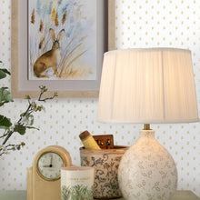 119866 Wood Violet Ochre Yellow Wallpaper by Laura Ashley