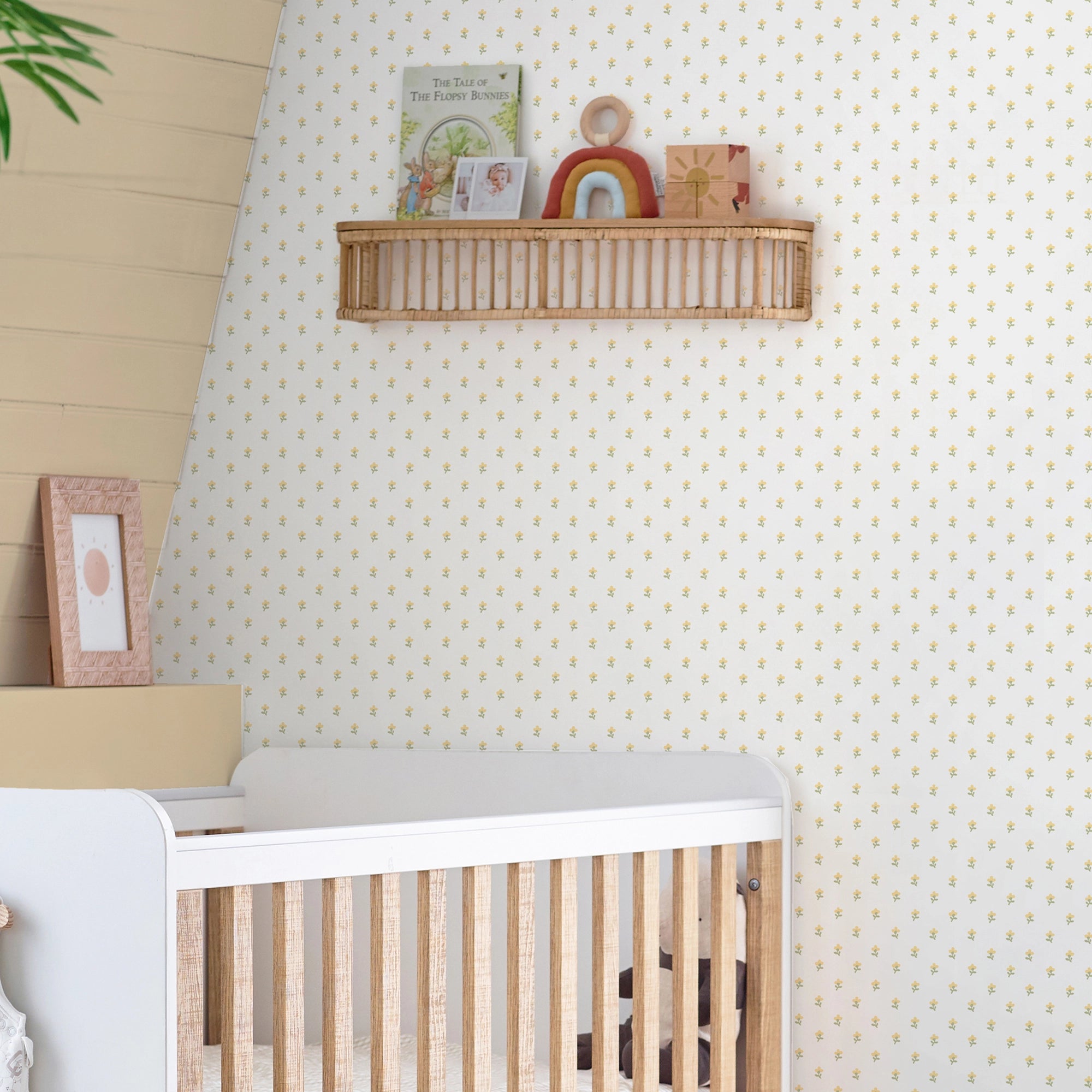 119866 Wood Violet Ochre Yellow Wallpaper by Laura Ashley