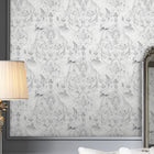 119868 Tregaron Silver Wallpaper by Laura Ashley