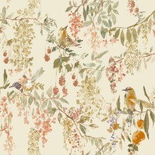 A79301 Blackberry Trail Cream Wallpaper by Grandeco