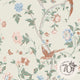 Summer Palace Sage Apricot Wallpaper by Laura Ashley