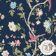 Summer Palace Midnight Blue Wallpaper by Laura Ashley