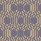 120199 Honeycomb Geo Mauve Wallpaper by Next