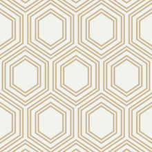 120200 Honeycomb Geo Neutral Wallpaper by Next