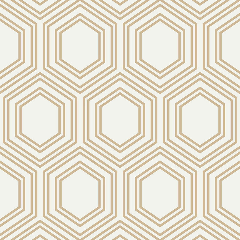 120200 Honeycomb Geo Neutral Wallpaper by Next