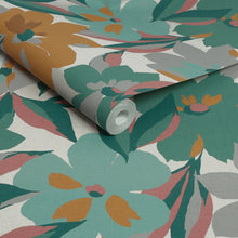 120207 Hot House Floral Sunshine Wallpaper by Next