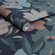 Hot House Floral Midnight Wallpaper by Next