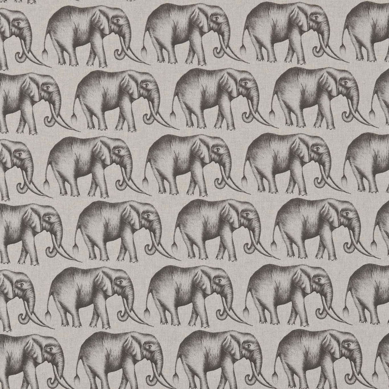 120345 Savanna Colour 3 Elephant Fabric by Harlequin