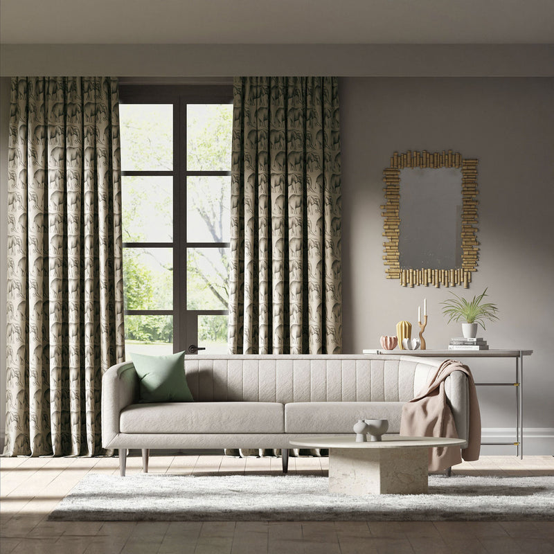 120345 Savanna Colour 3 Elephant Fabric by Harlequin