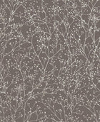 120369 Gypsophila Mocha/Silver Wallpaper by Clarissa Hulse