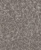 120369 Gypsophila Mocha/Silver Wallpaper by Clarissa Hulse