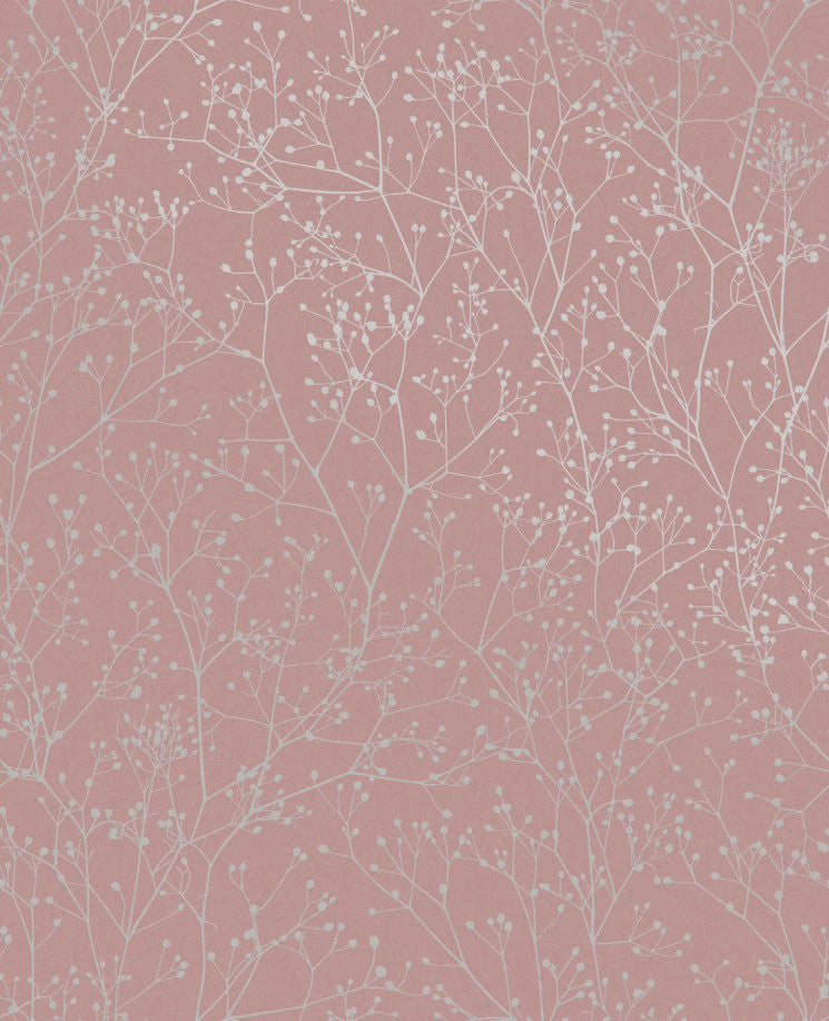 120373 Gypsophila Shell/Rose Gold Wallpaper by Clarissa Hulse