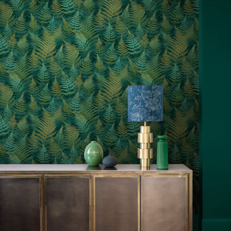 120386 Woodland Fern Wallpaper by Clarissa Hulse